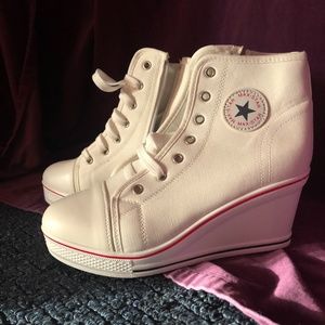 High Heeled Tennis Shoe